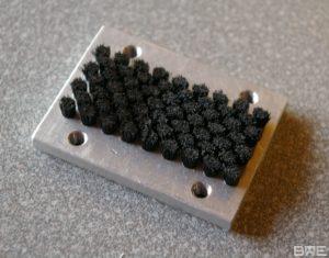 Brosse frein de barquettes alimentaires