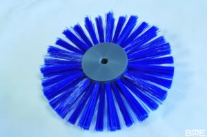 Brosse circulaire avec fibres alimentaires