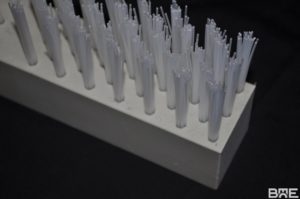 Brosse plate pour dégrilleur