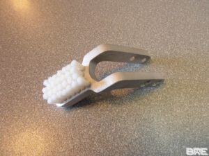 Brosse industrielle sur support acier