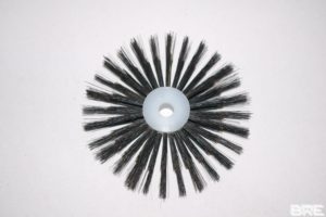 Brosse rotative à garnissage souple