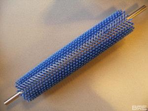 Brosse rotative avec axe inox