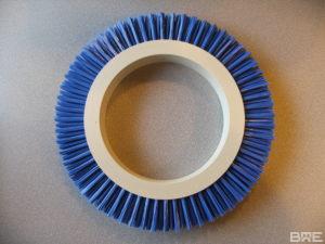 Brosse rotative avec gros alésage