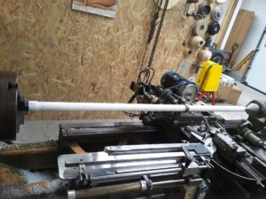 Perçage d'une brosse hélicoïdale