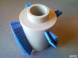 Petite brosse hélicoîdale