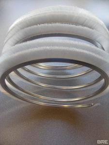 Strip enroulé fibres extérieures