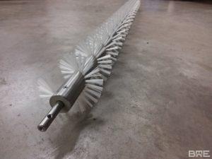 Brosse hélicoïdale mélange et convoyage